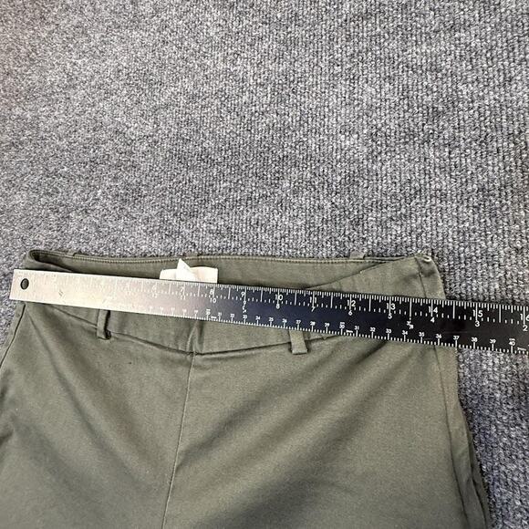 H&M Pants Womens 8 Olive Green Chino Slim Fit Stretch Ankle‎ Dress Casual Office - Picture 5 of 16